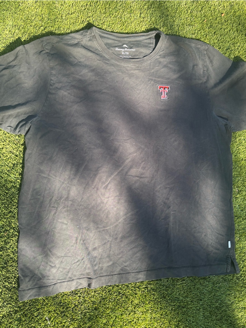 Black Tommy Bahama Texas Tech Tee